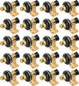 Sun Shield Blue Black Gold Curtain Knobs