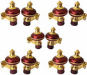 Sun Shield Gold Rod Rail Bracket Curtain