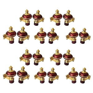 sun shield zinc alloy antique mandir wine gold finish curtain bracket window curtains holder support for window amp door fitting 1 inch maroon10 set 20 pcsroom darkening