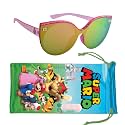 ARKAID Princess Peach Kids Sunglasses: Stylish, Comfortable, &amp; Durable UV-Protective Fun Sunglasses with Princess Peach Toddler Sunglasses Soft Carrying Case - Officially-Licensed by Nintendo