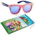 ARKAID Super Mario Sunglasses - Stylish, Comfortable &amp; Durable UV-Protective Boys Sunglasses With Soft Carrying Case - Official Super Mario Gifts for Boys and Girls