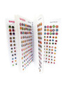 SUNAINA Spiral Designer Assorted Multicolour/Red/Maroon KUMKUM Bindi Book For Women Women Multicolor Bindis