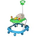 Sunbaby Hot Racer Musical Walker (Green-Blue)