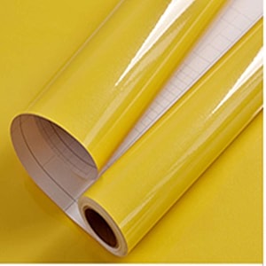 sunbird vinyl sticker wrap for cars self-adhesive car sticker bubble-free diy decals waterproof decals roll film amp auto car vehicle and motorcycle 24 x 78 inch yellow