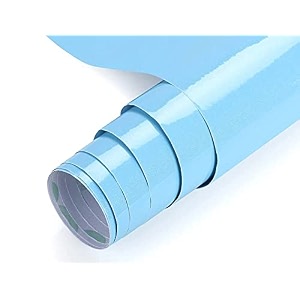 sunbird vinyl sticker wrap for cars self-adhesive car sticker bubble-free diy decals waterproof decals roll film amp auto car vehicle and motorcycle 24 x 78 inch light blue