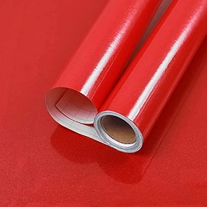 sunbird vinyl sticker wrap for cars self-adhesive car sticker bubble-free diy decals waterproof decals roll film amp auto car vehicle and motorcycle 12 x 48 inch red
