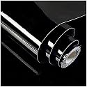 SUNBIRD Vinyl Sticker Wrap for Cars Self-Adhesive Car Sticker, Bubble-Free DIY Decals Waterproof Decals Roll Film &amp; Auto Car Vehicle and Motorcycle (12 x 78 Inch, Black)