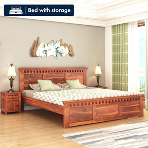 SUNCROWN Modora Sheesham PalangCot without Storage for