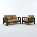 SUNCROWN Monarch Sheesham wood for livingroombedroomseating Fabric