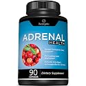 Sunergetic Premium Adrenal Support Supplement - Adrenal Formula for Energy, Adrenal Health & Mood – Adrenal Complex Includes Ashwagandha, L-Tyrosine, Holy Basil & Acerola –90 Capsules