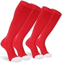 Sunew Baseball Socks,2/3 Pack Youth Adult Athletic Softball Football Volleyball Socks for Summer Soccer Camps 4 Size