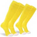 Sunew Baseball Socks,2/3 Pack Youth Adult Athletic Softball Football Volleyball Socks for Summer Soccer Camps 4 Size