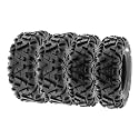 SunF Front 26x8-12 Rear 26x10-12 Tubeless 6 Ply - A033 POWER I [Bundle]