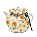 Sunflower Dragonfly Tea Cosy Washable Protective Insulated Tea Pot Dust Cover Creative Kitchen Tea Pot Cover to Keep Tea Warm Home Kitchen Tea Party Christmas Decoration