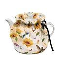 Sunflower Hummingbird Tea Cozy Dust Cover Kitchen Cozies Keep Teapot Coffee Pot Warm Easy to Install and Washable Home Kitchen Decoration Gift Home Kitchen Table Top Decors