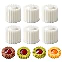 Sunflower Patterned Round Hand-Press Mooncake Mold, 2-in-1 ABS Baking Tool