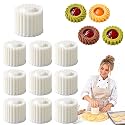 Sunflower Patterned Round Hand-Press Mooncake Mold, 2-in-1 ABS Baking Tool