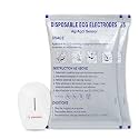Sunfox Spandan ECG 4.0 with 2 Packet of Electrodes | Portable ECG Machine for Home | Heart Rate Monitor | Medical Grade ECG on Fingertips | Trusted by Doctors | 12 Lead ECG Device | 99.7% Accurate