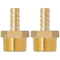 SUNGATOR 3/4" NPT to 3/8" Barb, Hose Barb Fitting, Air Hose Fitting, 2-Pack