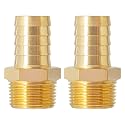 SUNGATOR 3/4" NPT to 3/4" Barb, Hose Barb Fitting, Air Hose Fitting, 2-Pack