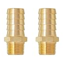 SUNGATOR 3/8" NPT to 5/8" Barb, Hose Barb Fitting, Air Hose Fitting, 2-Pack