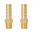 SUNGATOR Hose Barb Fittings, 1/8" NPT to 5/16" Barb Air Hose Fitting, 2-PCS