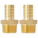SUNGATOR Hose Barb Fittings, 3/4" NPT to 5/8" Barb Air Hose Fitting, 2-Pack