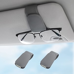 sunglass holder for car sun visor sunglasses clip car accessories -2 packs