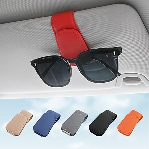 sunglass holder for car sun visor sunglasses clip car accessories -2 packs