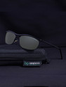SUNGLASSIC Polarized UV Protection Rectangular Sunglasses 62