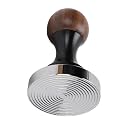 SUNGOOYUE Professional Electric Press for Coffee Lovers, Made of Premium Walnut Wood, Easy to (51mm/2.01in)