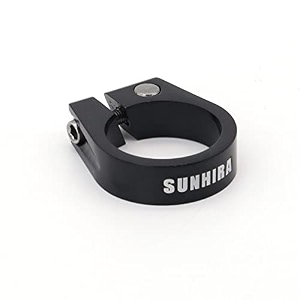 black bike seat post clamps tube clip quick release aluminium alloy for bicycle saddle post parts 318mm 349mm 408mm black 349mm down