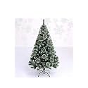 Christmas Tree : Christmas Trees 6 FEET :Snow Pine Christmas Tree with Stand and Free Christmas Tree Decorations Items :|Snow Flocked Tree