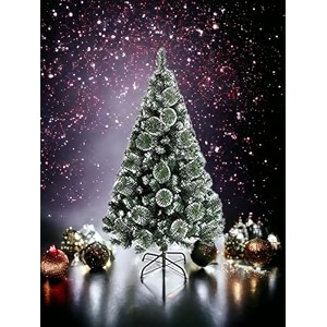 christmas trees 5 feet snow pine christmas tree with stand and free christmas tree decorations items  snow flocked tree