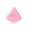SUNISA 1 Pieces Triangle Cosmetic Loose Powder Puffs Washable Reusable Soft Plush Foundation Sponge for Face Body Wet Dry Makeup Tool- Multicolor Pack of 1