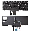 Backlit Keyboard Replacement Compatible with Dell Education E5450 E5470 E5480 E7450 P40G E7470 E7480,Latitude 14 5480 5488 5490 5491 7480 7490 with Pointer US Layout With USB Connection