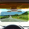 Car Sun Visor Organier Sun Visor Storage Pocket PU Leather Pouch Holder with Multi-Pocket Double Zipper Net Pocket, for Cards Pens Sunglasses Document Newest (Sun Visor Organizer)