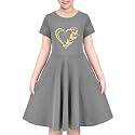 Sunny Fashion Girls Dress Colorful Striped Knitted Cotton Stretch School