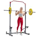 Sunny Health & Fitness All-In-One Power Squat Rack for Strength Training