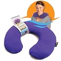 SunnyBay Lavender Microwavable Heating Pad, Neck Pillow, 2.5 lb, Purple