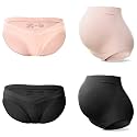 SUNNYBUY Maternity High Waist Underwear, Pregnancy Seamless Soft Panties