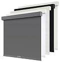SUNOFF Cordless Blackout Roller Shades Blinds for Windows,38"W x 72"H,Grey