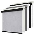 SUNOFF Cordless Blackout Roller Shades for Windows,38"W x 72"H,Heather Grey