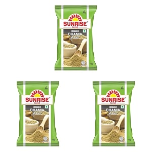 sunrise pure coriander spice powder pouch 100 g pack of 3