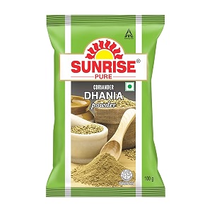 sunrise pure coriander spice powder pouch 100 g