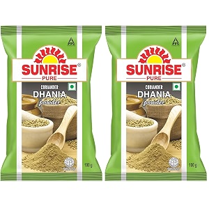 sunrise pure coriander spice powder pouch 100 g pack of 2