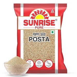 sunrise pure posta whole spice poppy seeds 50 grams