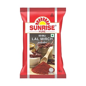sunrise pure red chilli spice powder pouch 100 g