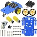 Sunrobotics 2WD Robotics Chassis With Motors Wheels And Accessories V1.0 (BLUE)