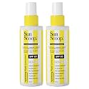 Hydrating Fluid Sunscreen for Face and Body SPF 60 PA++++ Broad Spectrum| In-Vivo Tested| Cooling Sensation| For Face &amp; Body| Absorbs Quickly| No White Cast| For All Skin Types (125ml-Pack of 2)